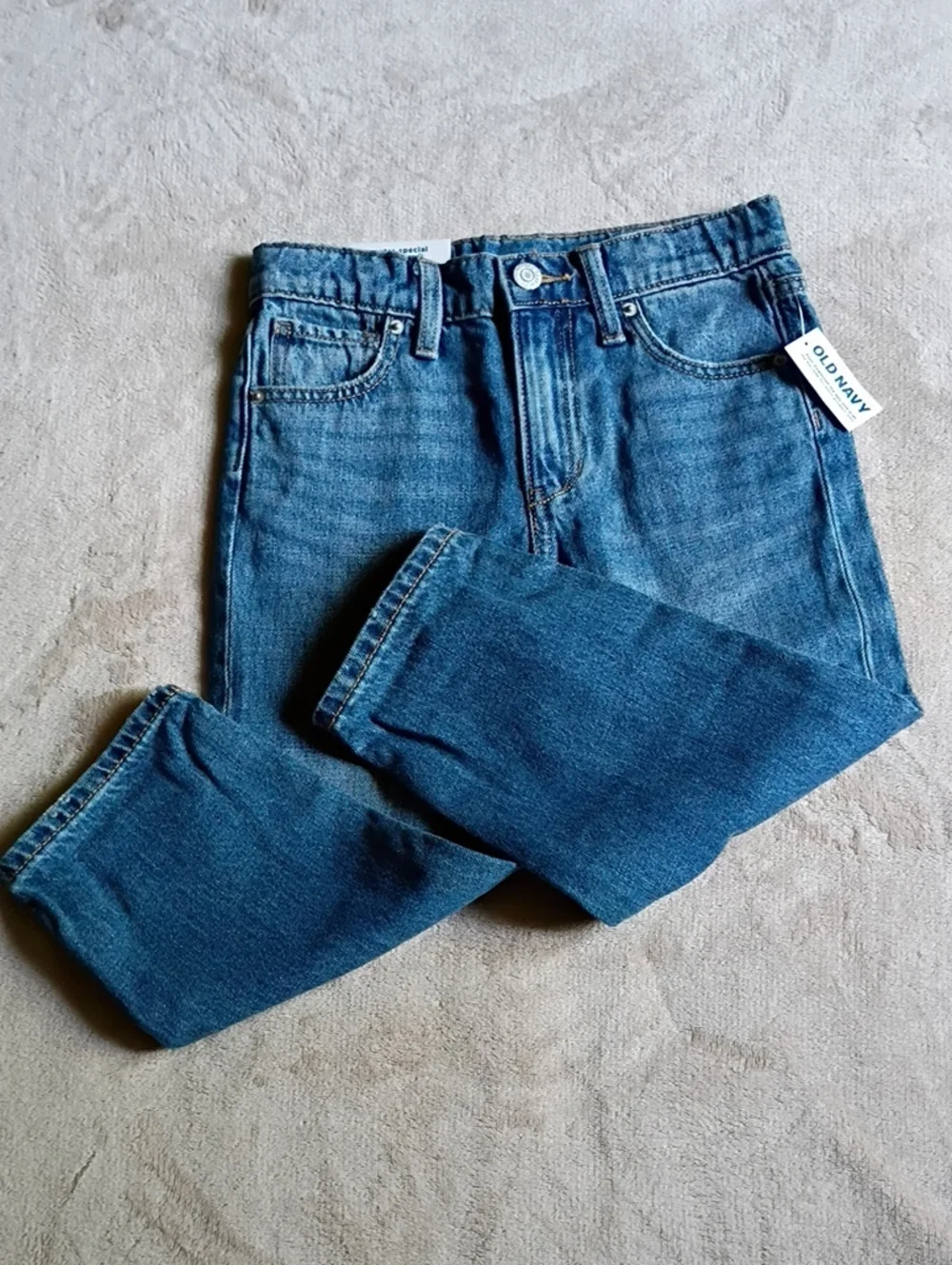 NWT Old Navy Kids Medium Blue Straight-Leg Jeans